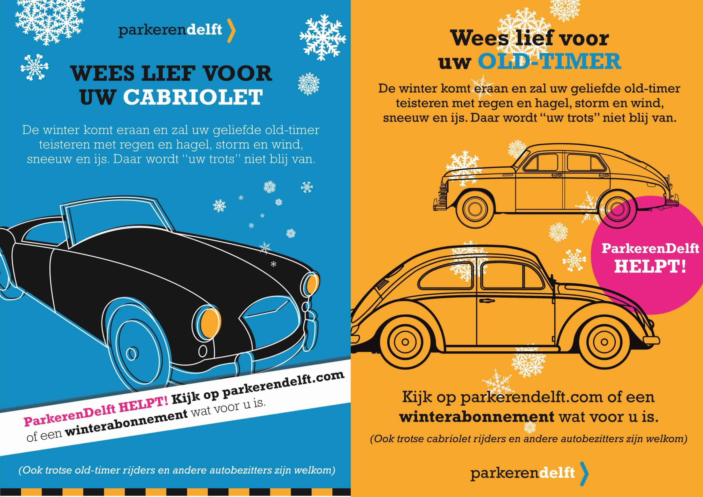 NIEUW: Winterabonnement- 6 maanden stalling Kampveldgarage 3 Winterabonnement combi