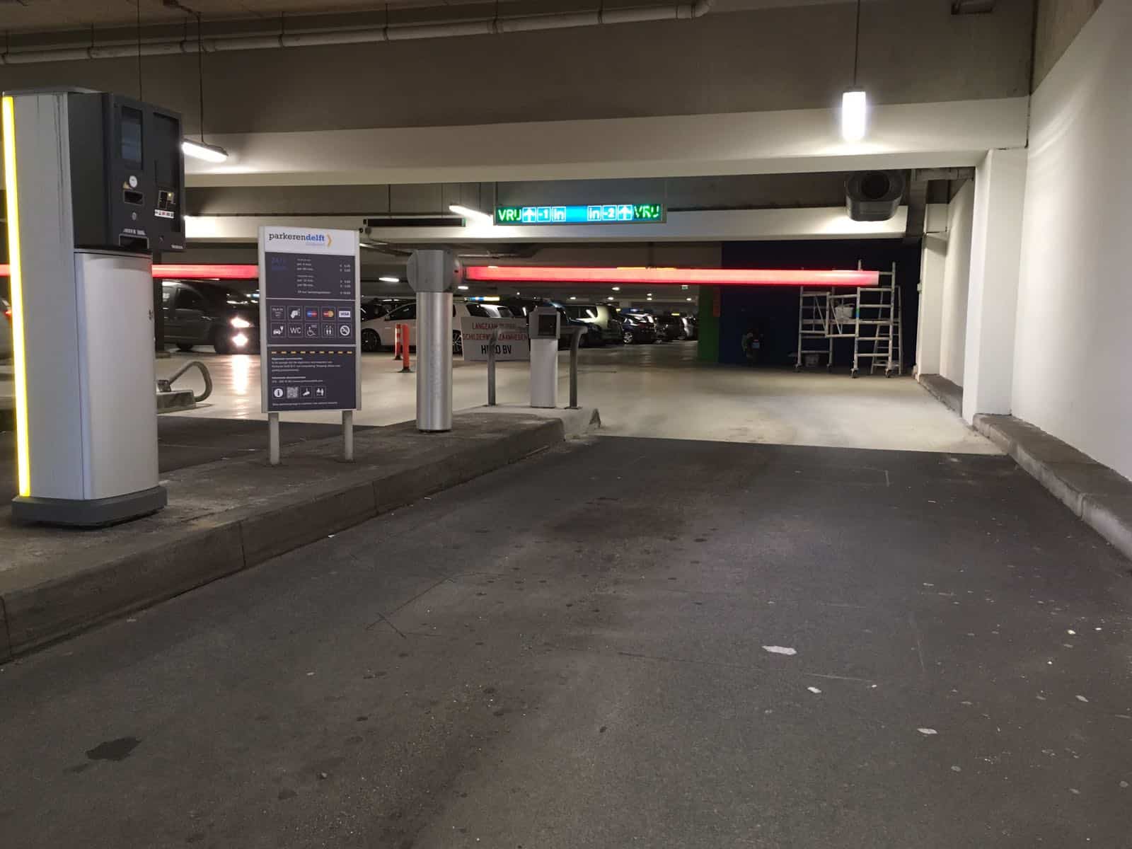 Kentekenherkenning in de parkeergarages van ParkerenDelft 1 Kentekenherkenning in de Zuidpoortgarage