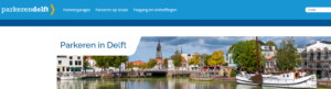 bovenkant nieuwe website ParkerenDelft